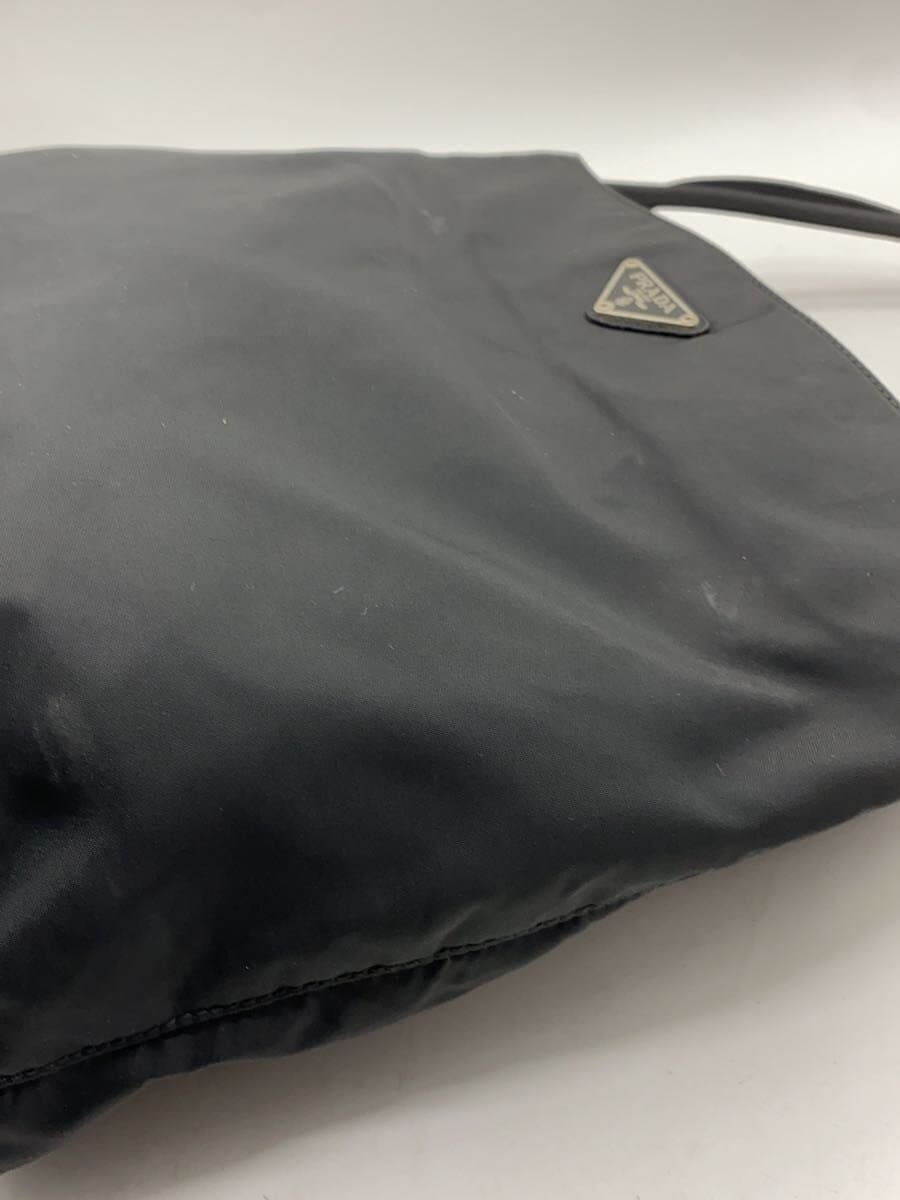 PRADA Handbag Nylon BLK Solid 8