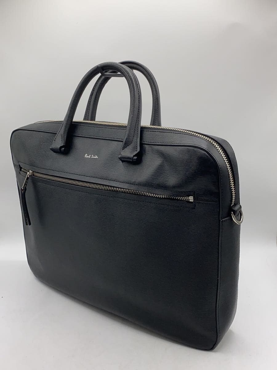 Paul Smith Briefcase Leather BLK 2
