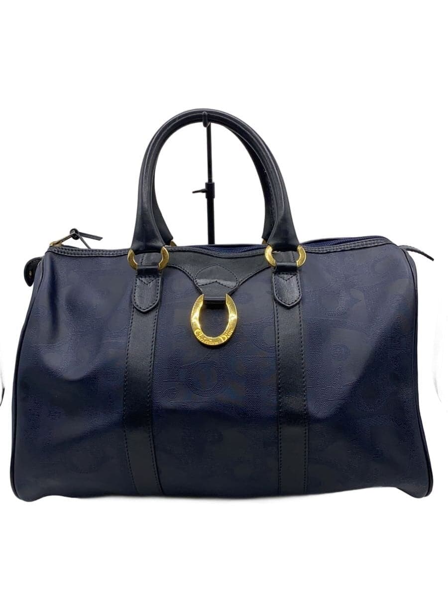 Christian Dior Boston Bag -- NVY Monogram Trotter