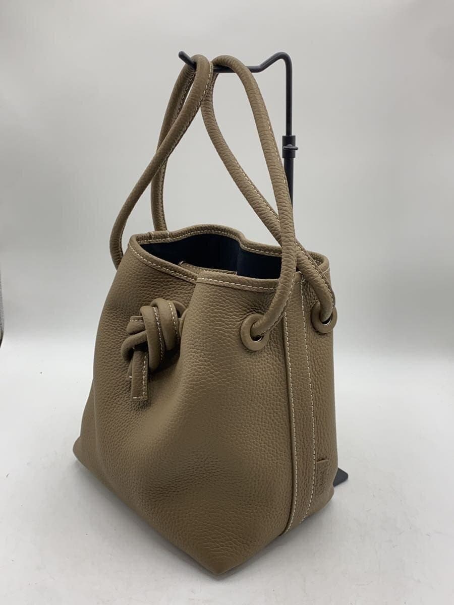 VASIC handbag leather beige plain 2