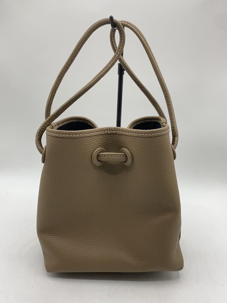 VASIC handbag leather beige plain 3