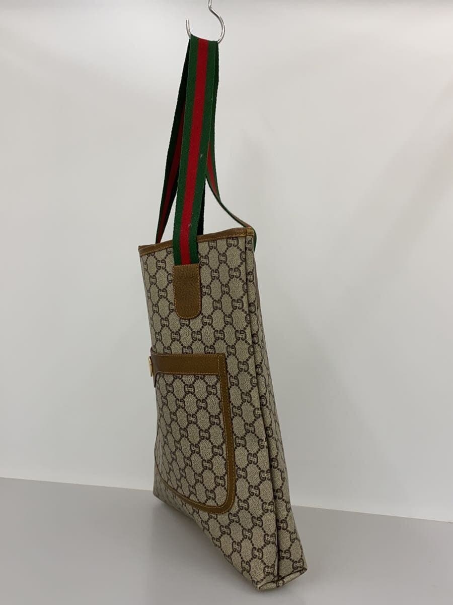 GUCCI Tote Bag_GG Plus _Sherry PVC BEG All Over Pattern 2