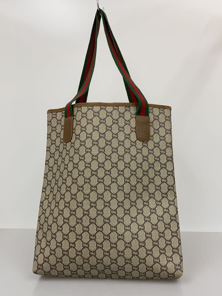 GUCCI Tote Bag_GG Plus _Sherry PVC BEG All Over Pattern 3