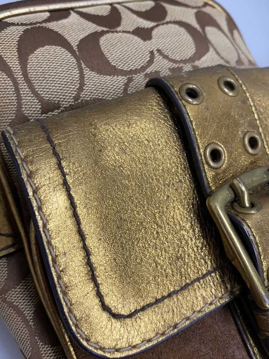 COACH Shoulder Bag GLD 1497 8