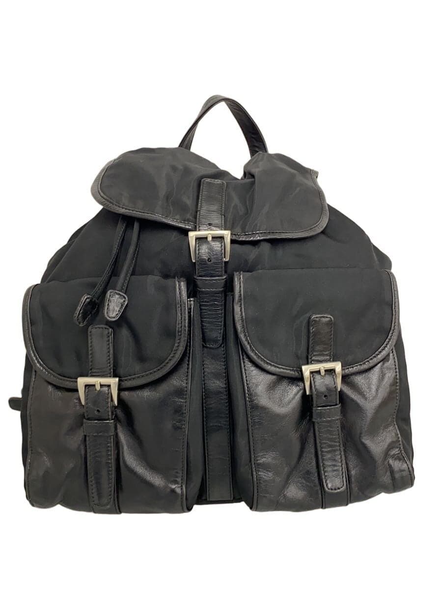 PRADA Backpack Nylon Black