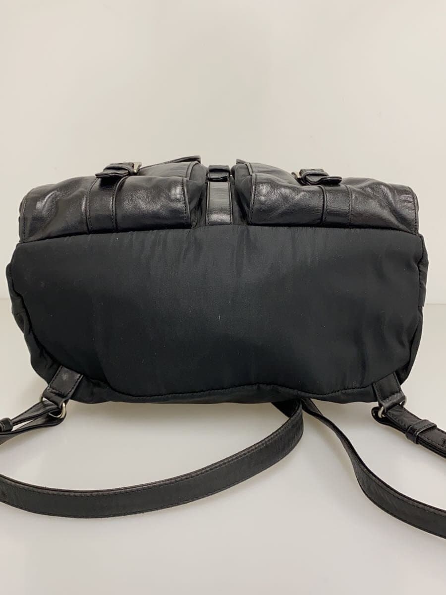 PRADA Backpack Nylon Black 4