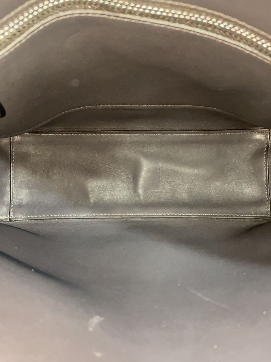 SMYTHSON Shoulder Bag Leather BLK Solid 6