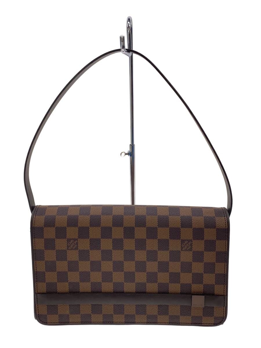 LOUIS VUITTON Tribeca Long Damier Ebene PVC BRW N51160