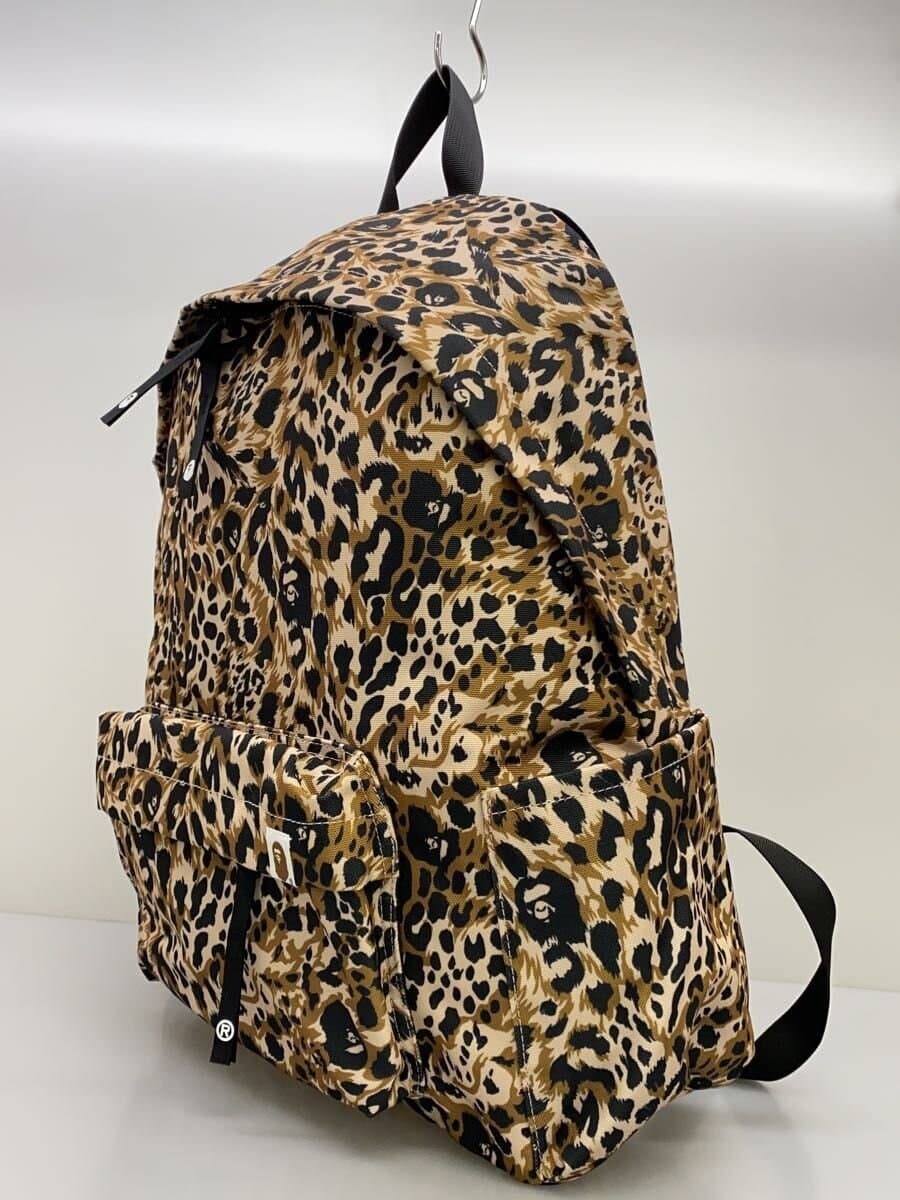 A BATHING APE Backpack Polyester Leopard 001BAL801004M 2