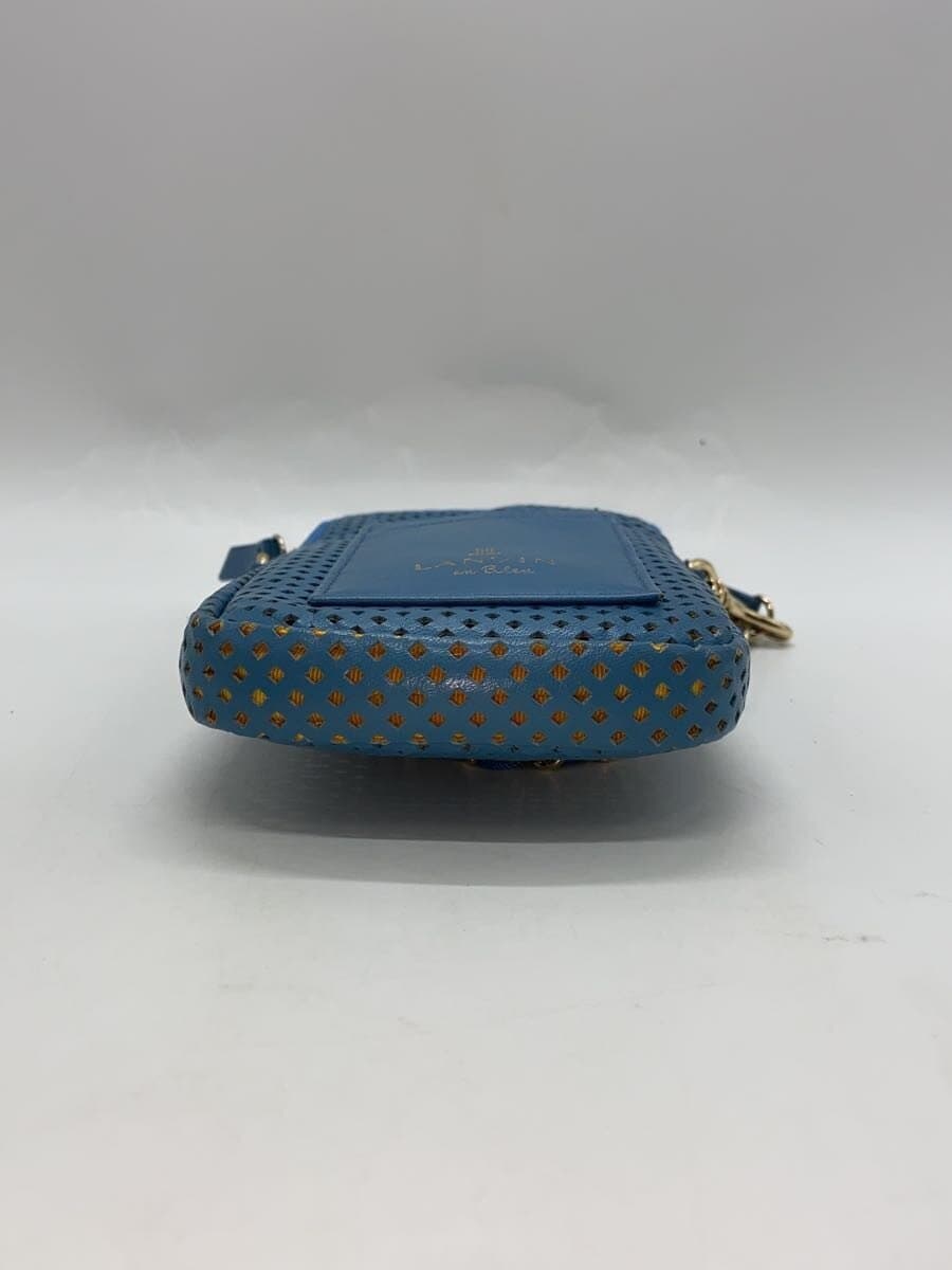 LANVIN Shoulder Bag BLU Solid 4