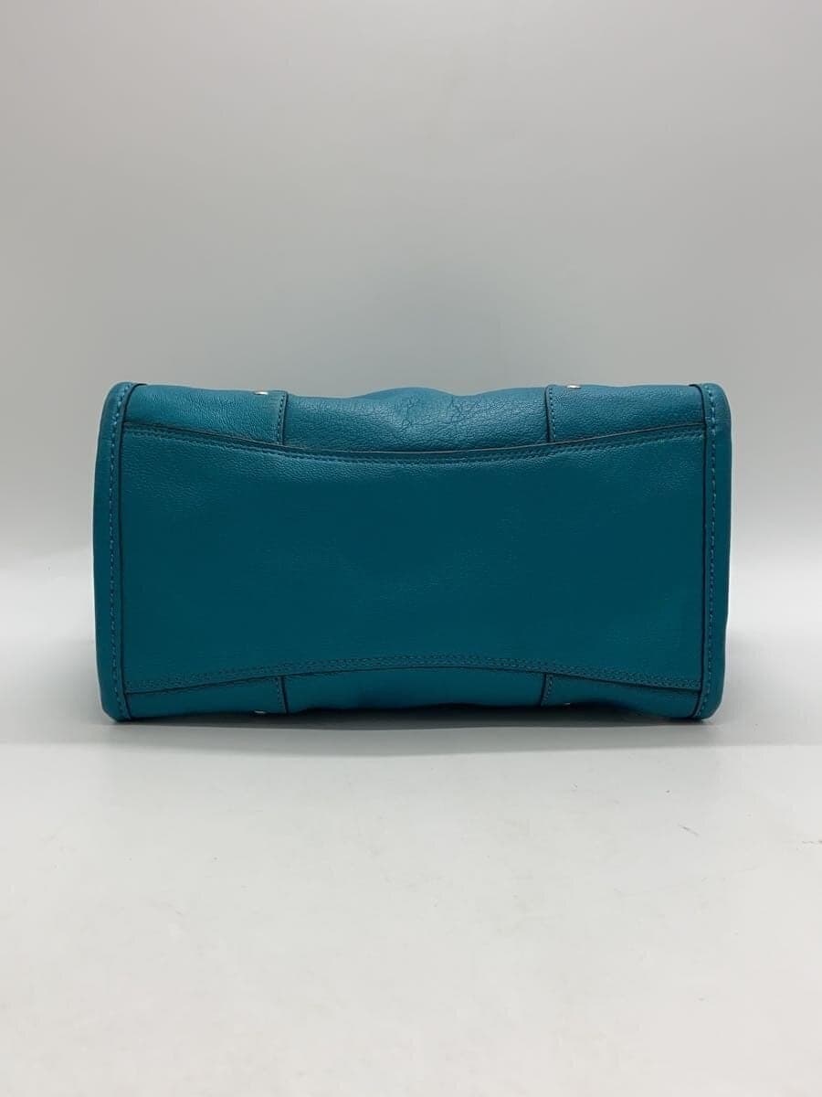 COACH handbag_ All leather Leather BLU Solid 33690 4