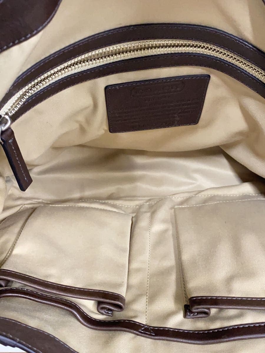 COACH Shoulder Bag Leather BRW 70357 6