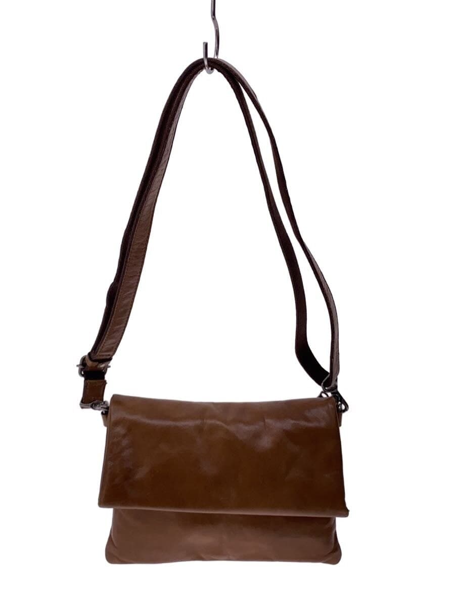 L.E.D.BITES Shoulder Bag Leather BRW Solid