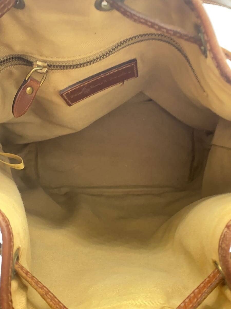 POLO RALPH LAUREN Shoulder Bag BRW Check Drawstring Corner Wear 6