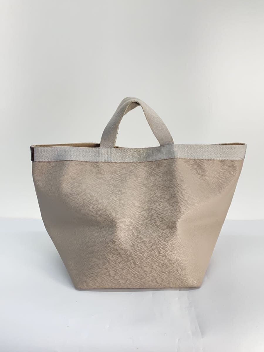 Herve Chapelier Tote Bag GRY Luxe Boat Shape 725GP Inside Soil 3