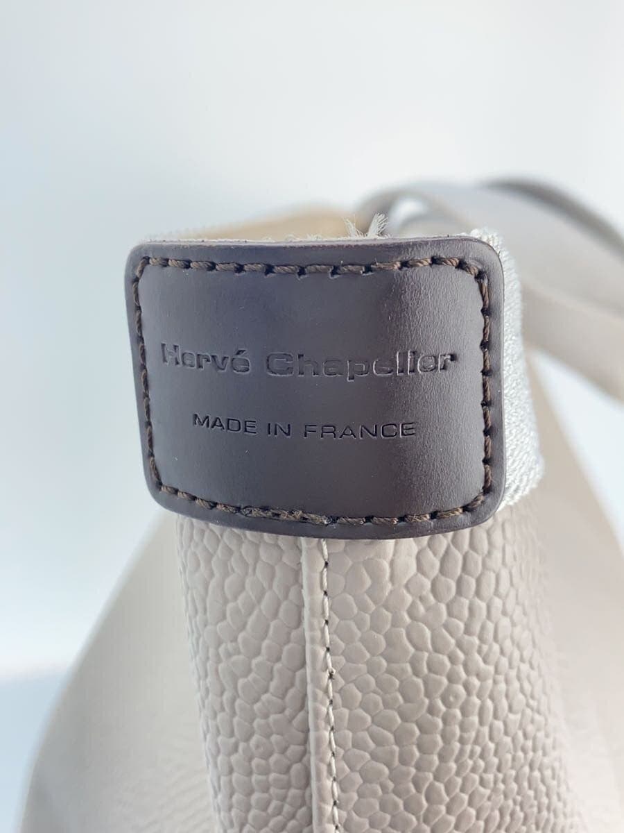 Herve Chapelier Tote Bag GRY Luxe Boat Shape 725GP Inside Soil 5