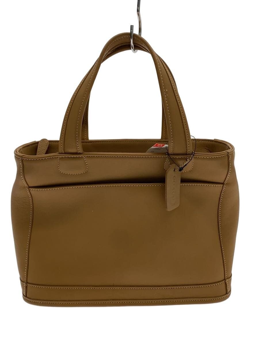 COACH handbag leather beige plain 9303 OLD