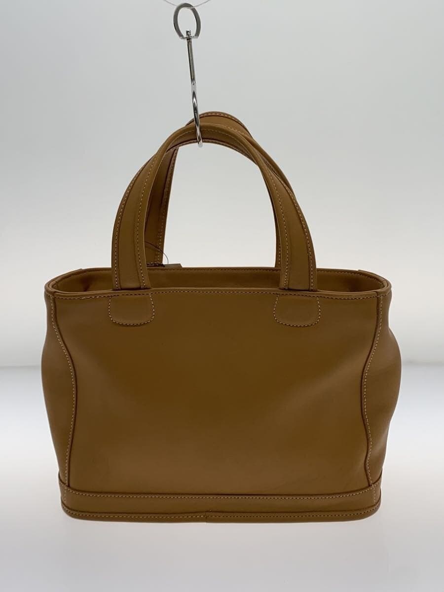 COACH handbag leather beige plain 9303 OLD 3