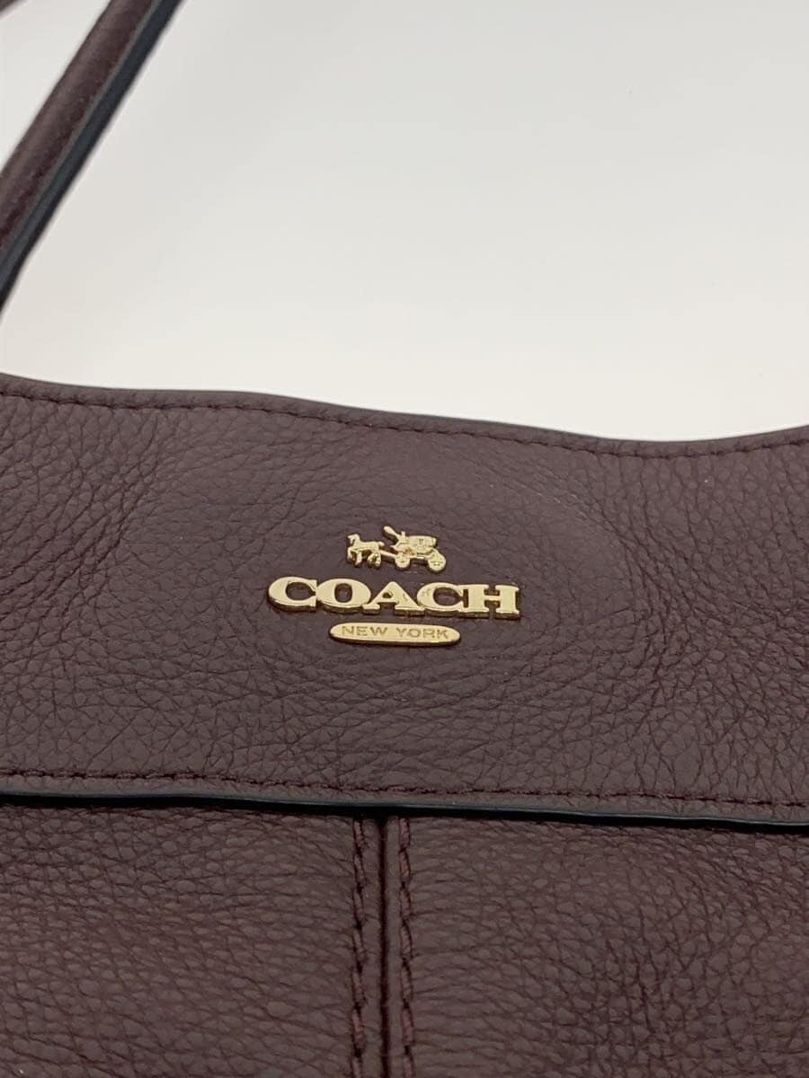 COACH Shoulder Bag Leather BRD F57545 5