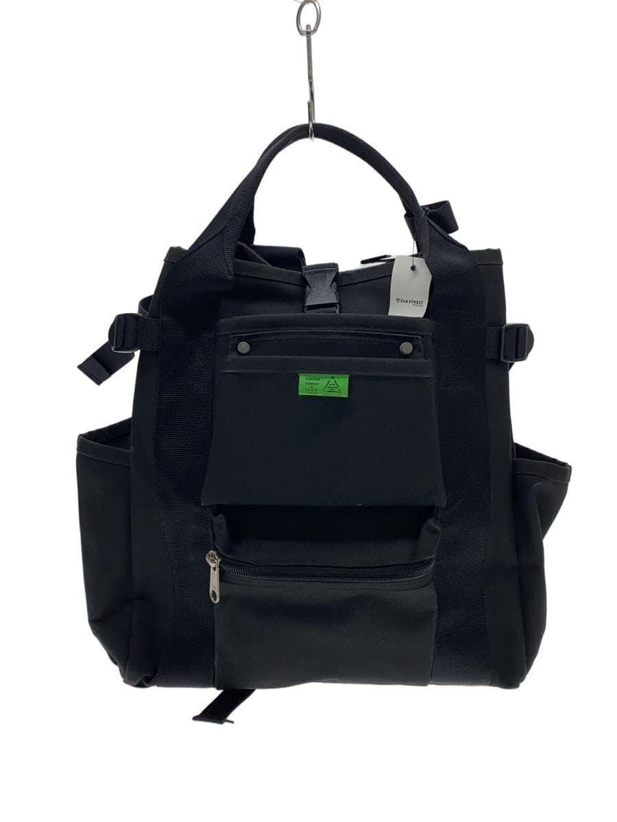 PORTER backpack -- BLK plain UNION