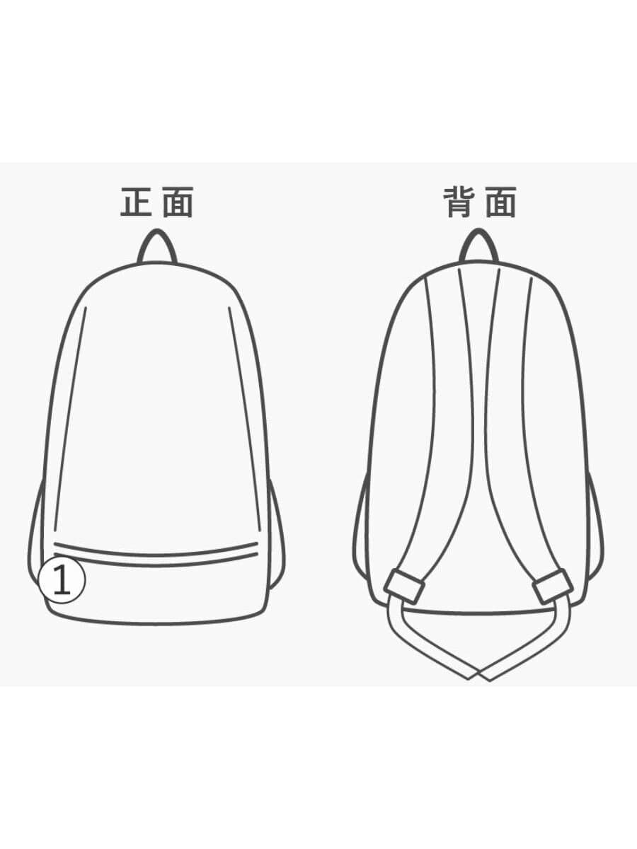 PORTER backpack -- BLK plain UNION 8