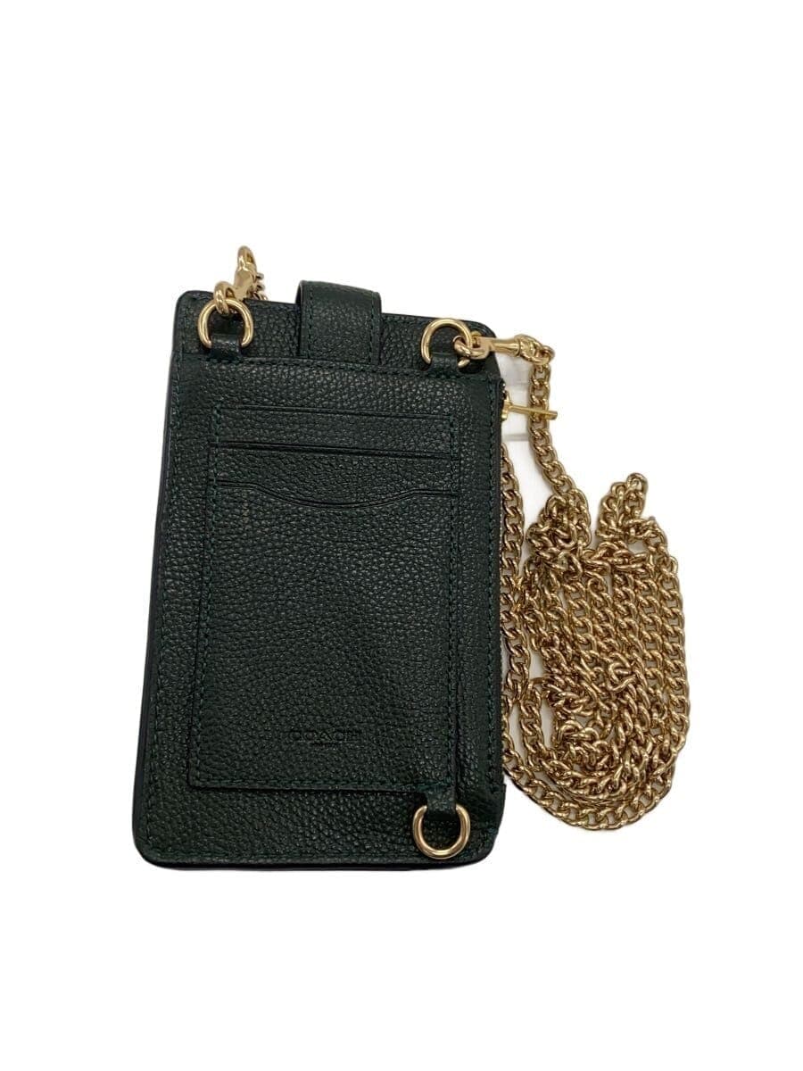 COACH Fawn Bag Leather GRN Solid 93979 2