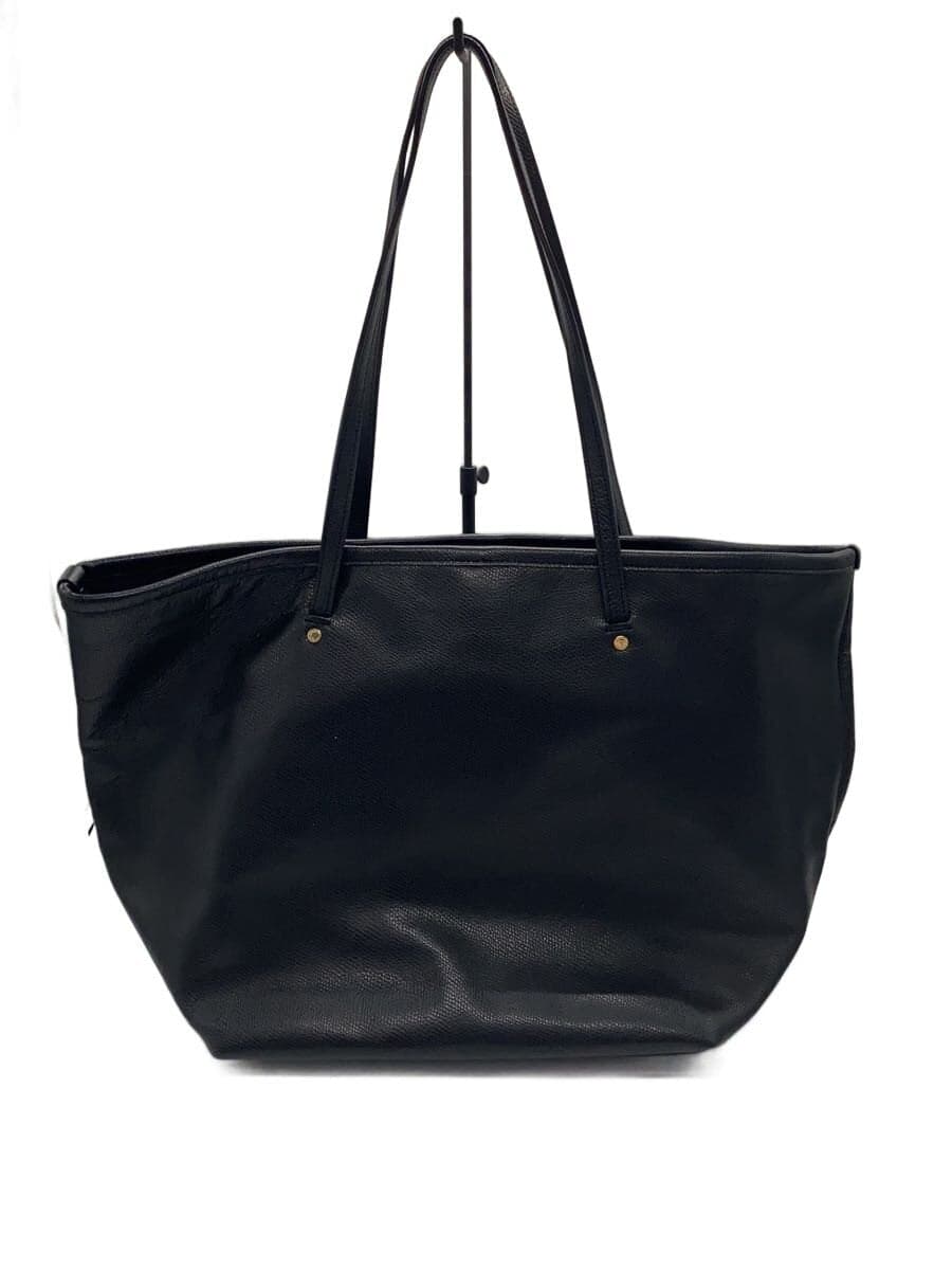 COACH Tote Bag PVC BLK Solid 3