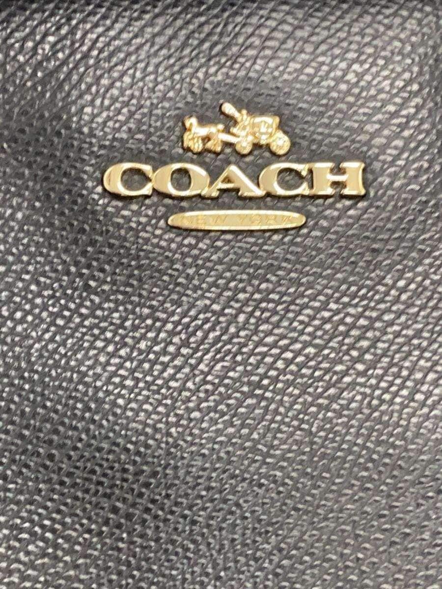 COACH Tote Bag PVC BLK Solid 5