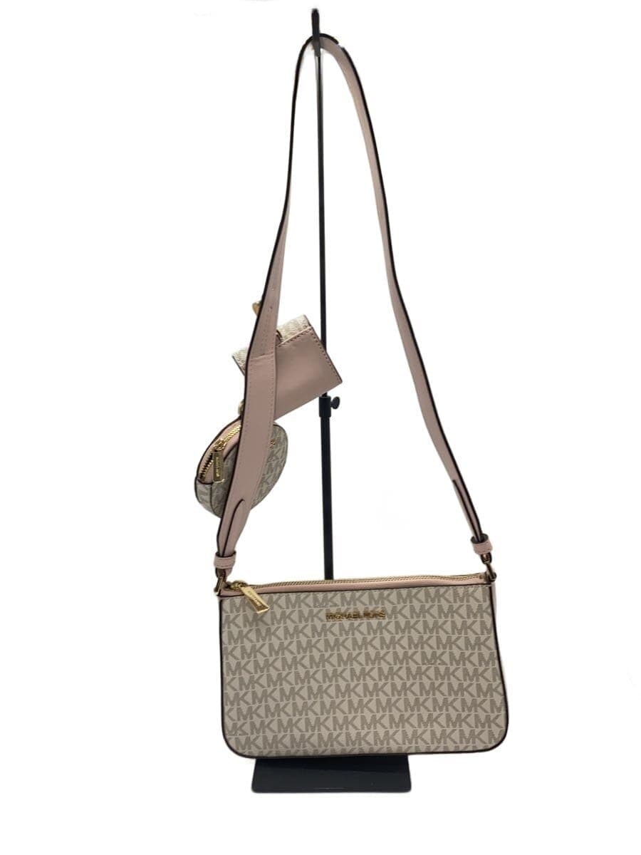 MICHAEL KORS Shoulder Bag PVC CRM All Over Pattern