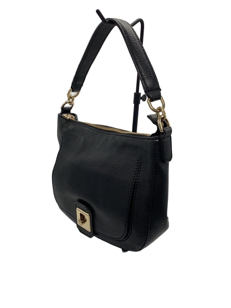 FURLA Shoulder Bag Leather BLK 2