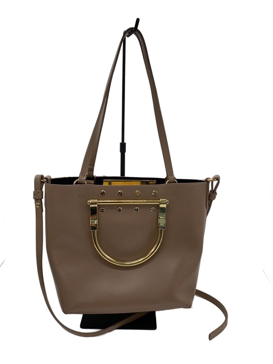 ZANCHETTI Shoulder Bag Leather BEG 3