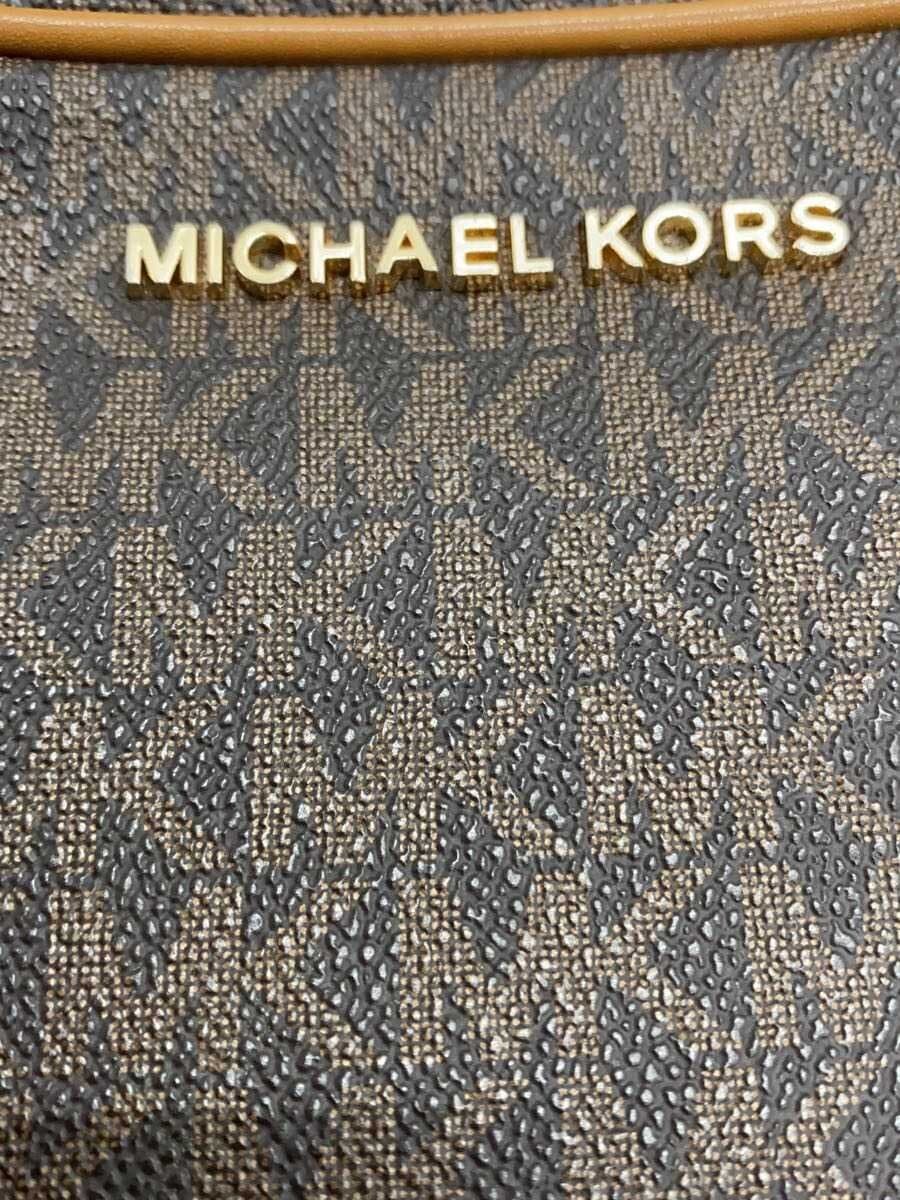 MICHAEL KORS Shoulder Bag PVC BRW All Over Pattern SN7L8KMQ 4