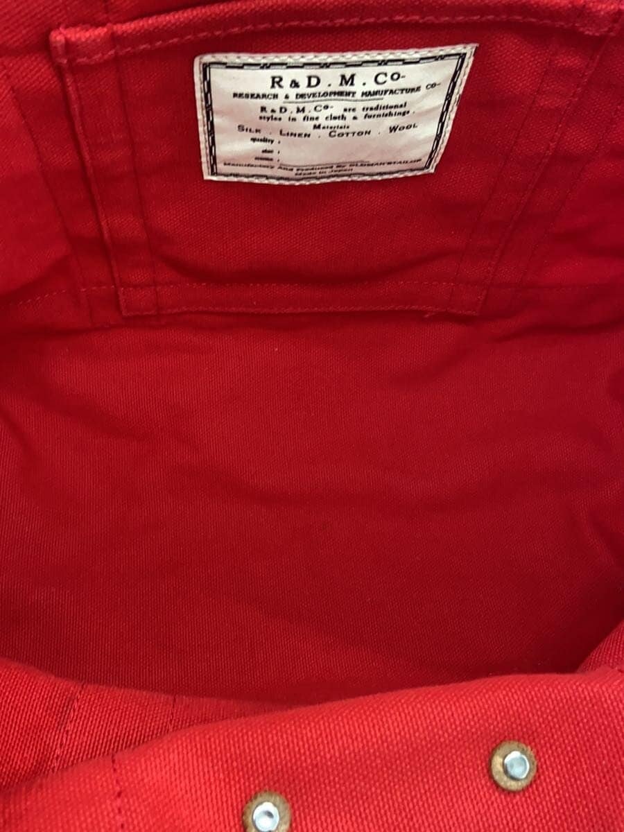 R&D.M.Co-(OLDMAN’S TAILOR)Tote Bag RED 6