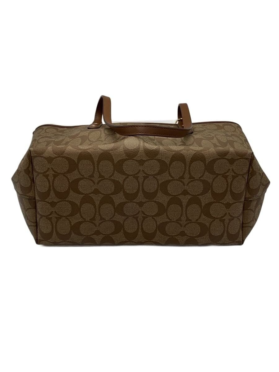 COACH Shoulder Bag Leather BRW All Over Pattern F58292 4