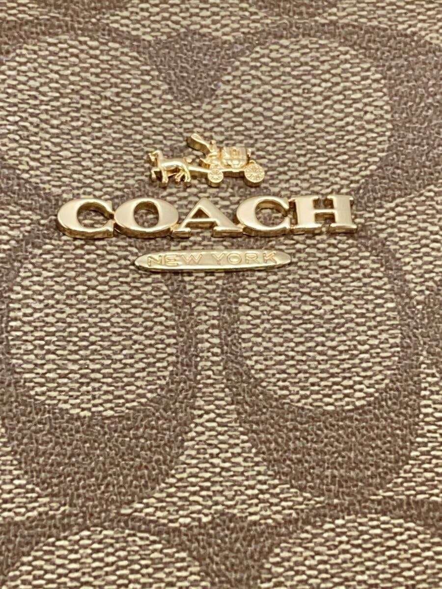 COACH Shoulder Bag Leather BRW All Over Pattern F58292 5