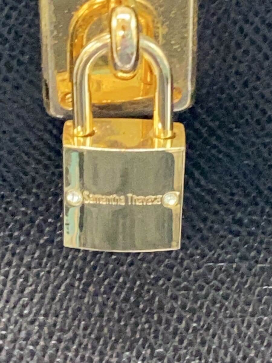 Samantha Thavasa Handbag Leather BLK Solid 5