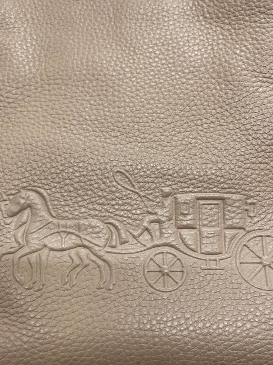 COACH Shoulder Bag Leather Beige E2280-CA164 5