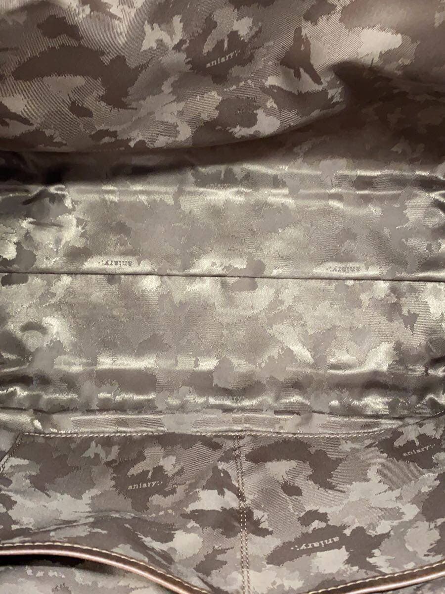 aniary Boston Bag Leather CML Solid Color 6