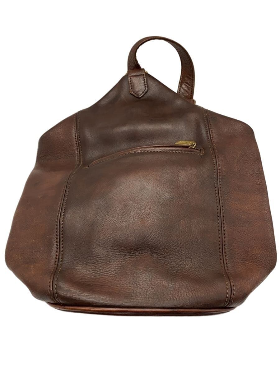 COACH shoulder bag leather BRW solid color 5M-4944 old coach