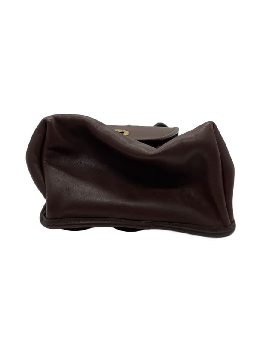 COACH Backpack Leather Brown Solid 9960 4