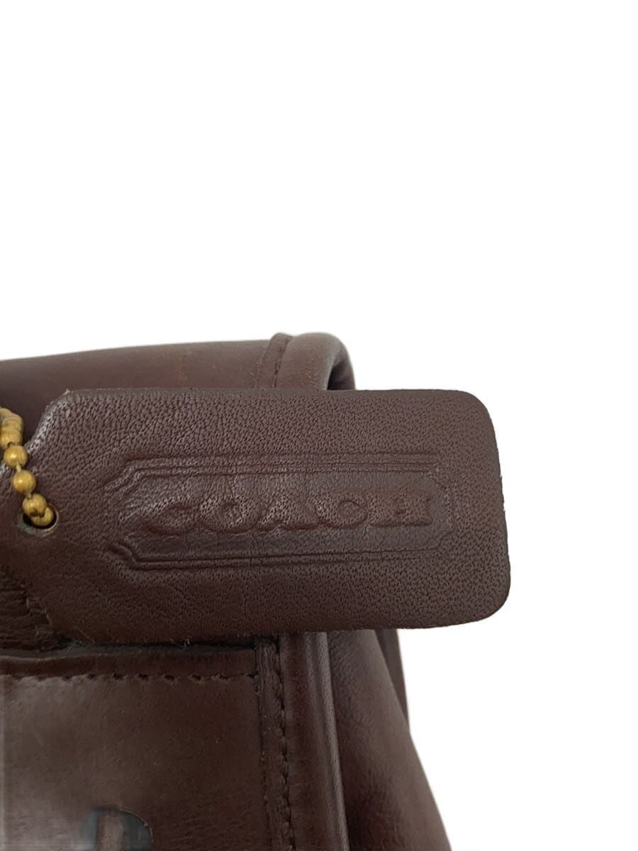 COACH Backpack Leather Brown Solid 9960 5