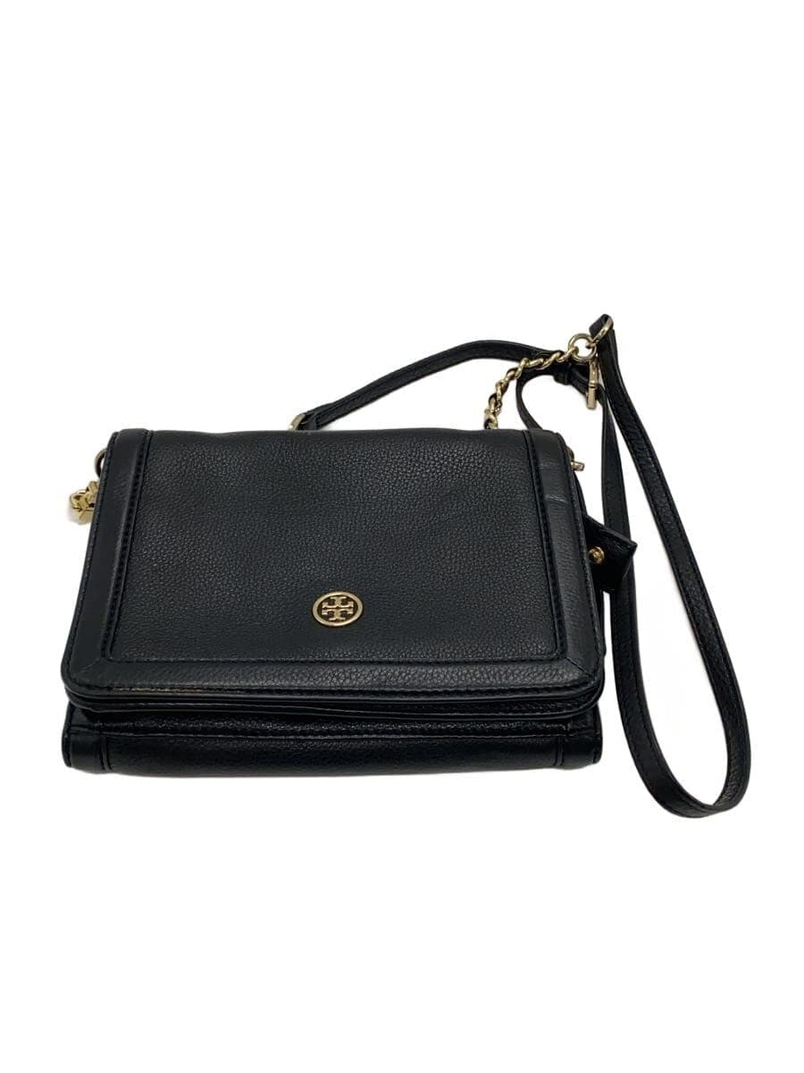 TORY BURCH Shoulder Bag Leather BLK