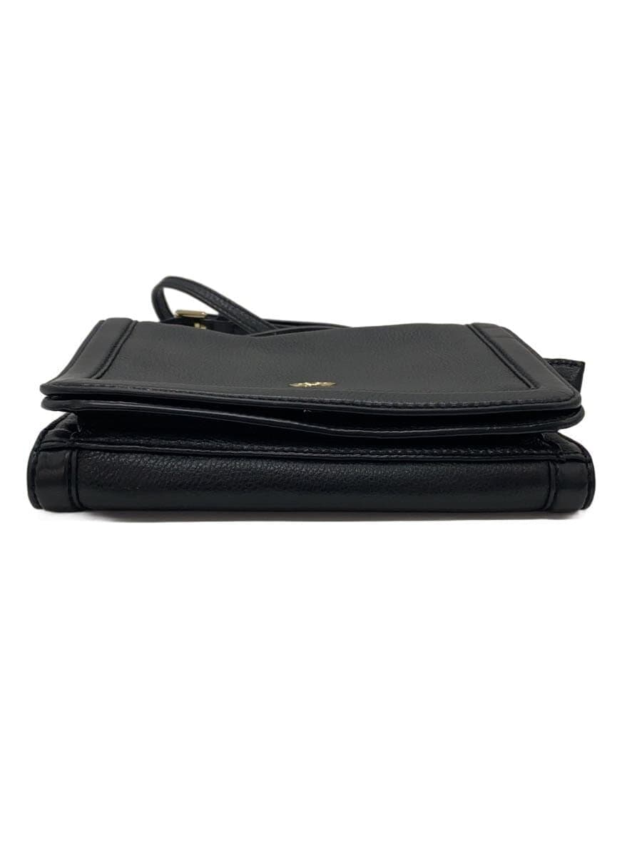 TORY BURCH Shoulder Bag Leather BLK 3