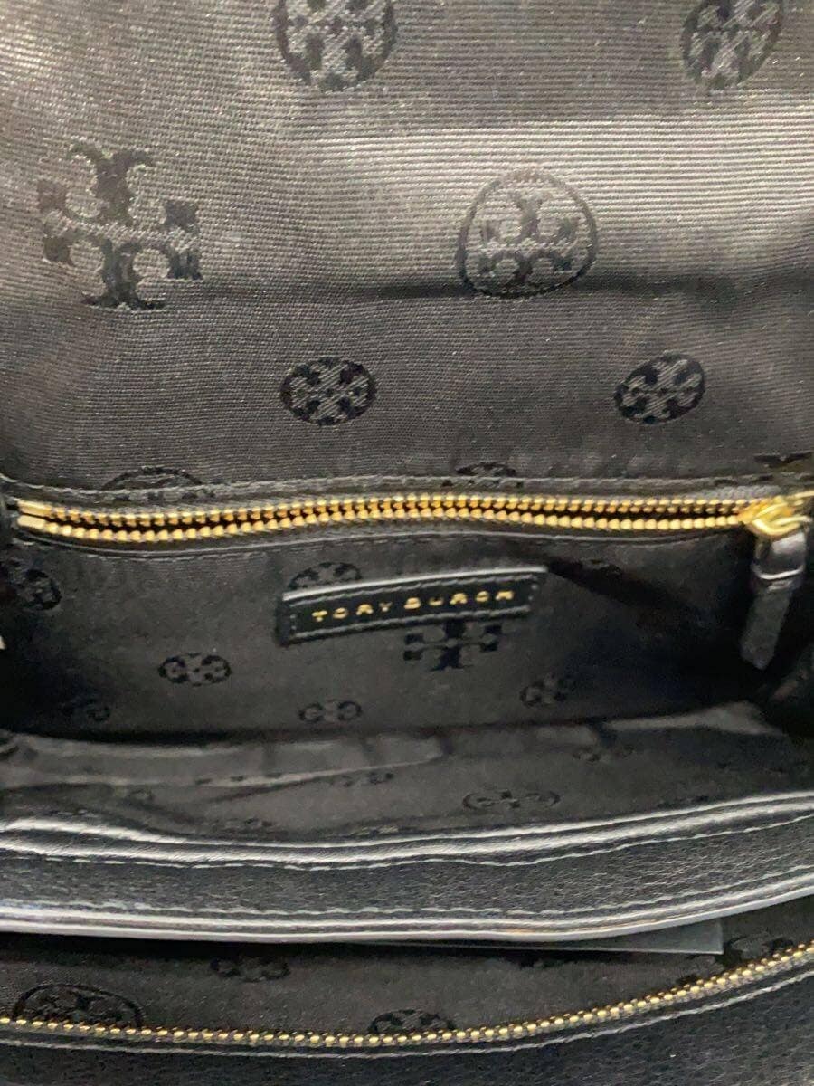 TORY BURCH Shoulder Bag Leather BLK 5