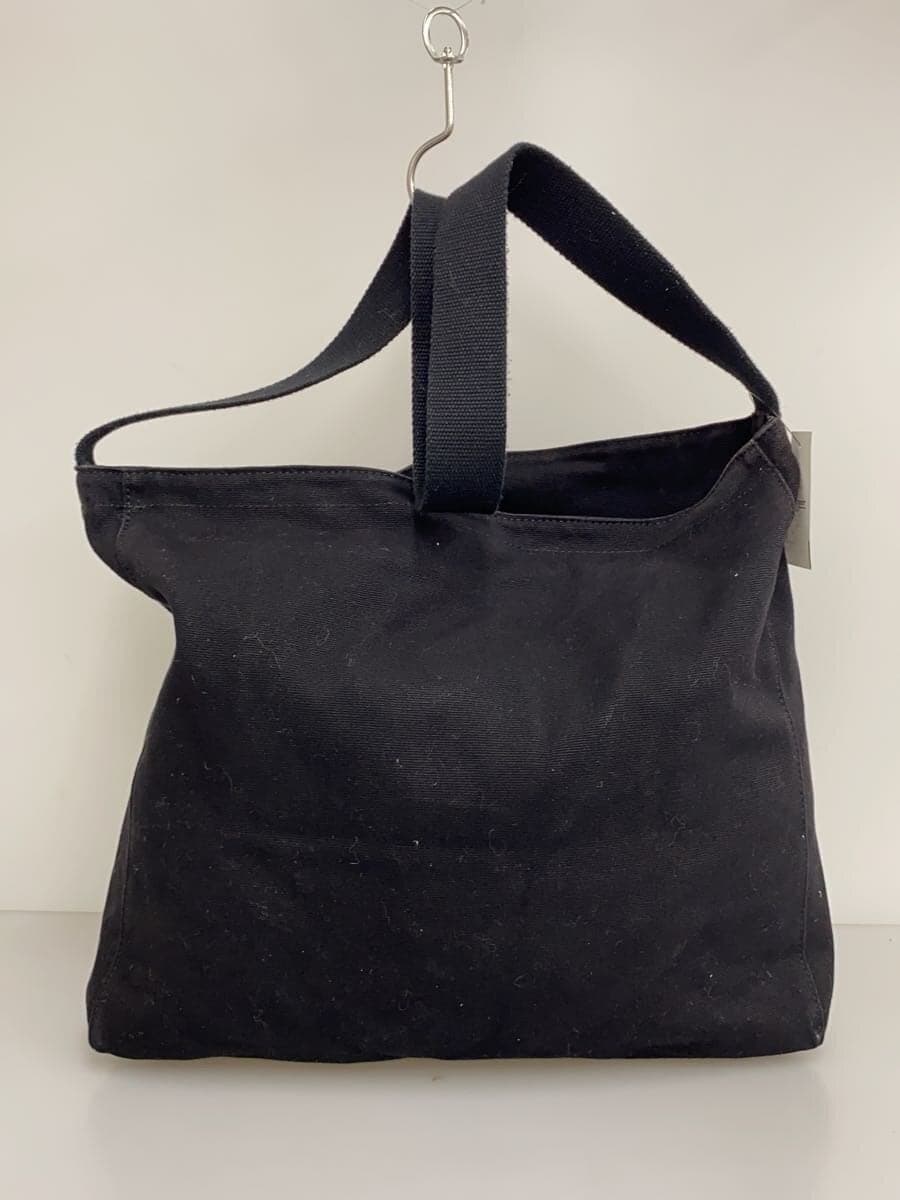 agnes b. Shoulder Bag Cotton BLK G003-03 3