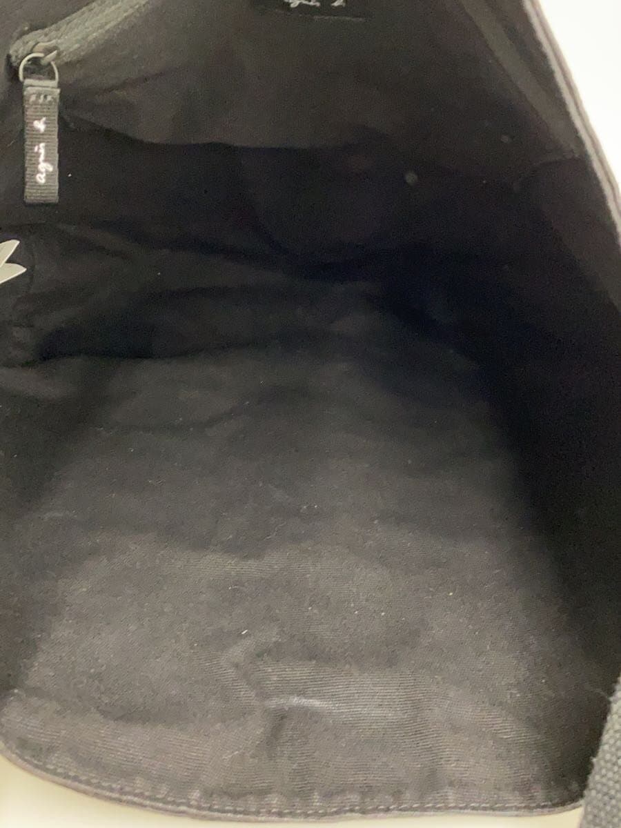 agnes b. Shoulder Bag Cotton BLK G003-03 6