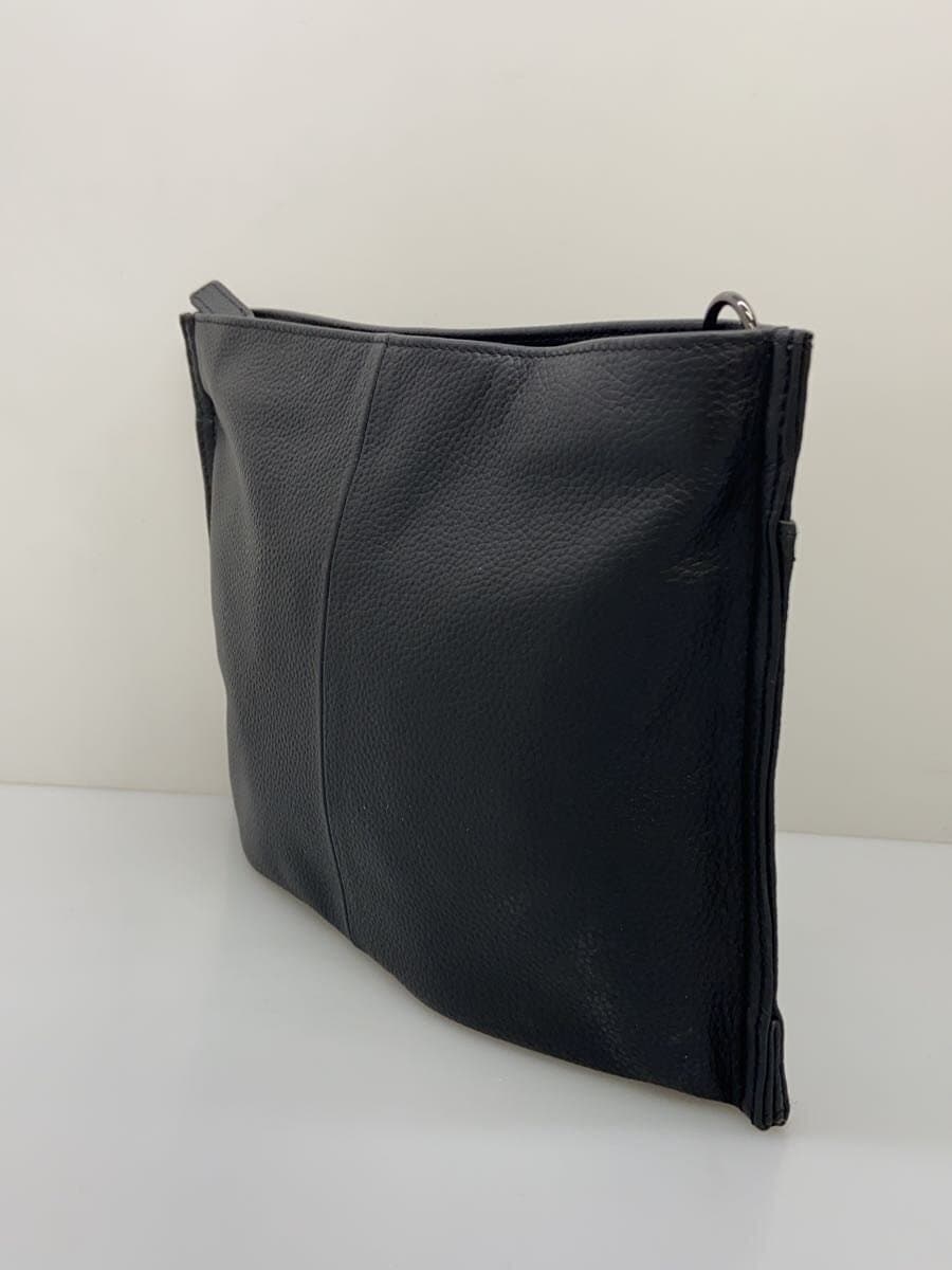 Other Brand EAR Shoulder Bag Leather BLK Solid 2