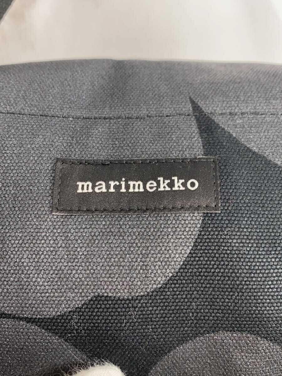 marimekko Shoulder Bag Cotton BLK Floral 5