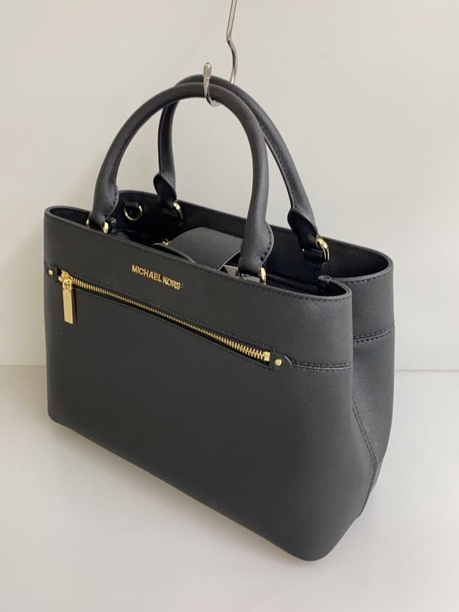 MICHAEL KORS handbag leather black I-1712 2