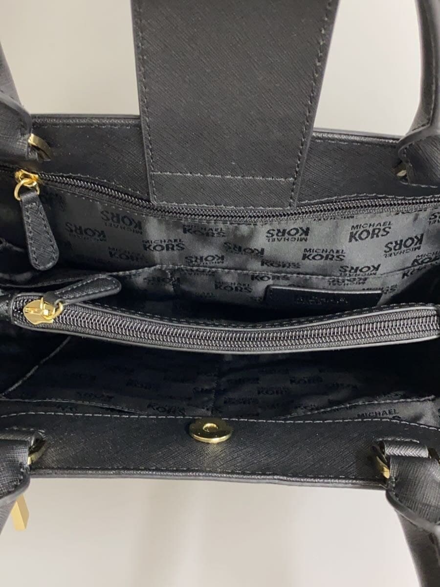 MICHAEL KORS handbag leather black I-1712 6